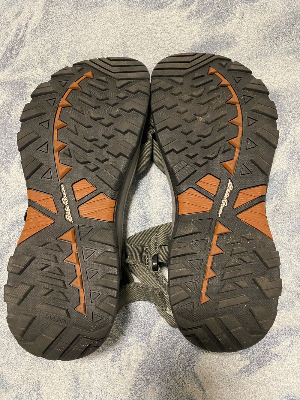 Eddie Bauer Olive Green Outdoor Strap Sandals - Picture 3 of 5